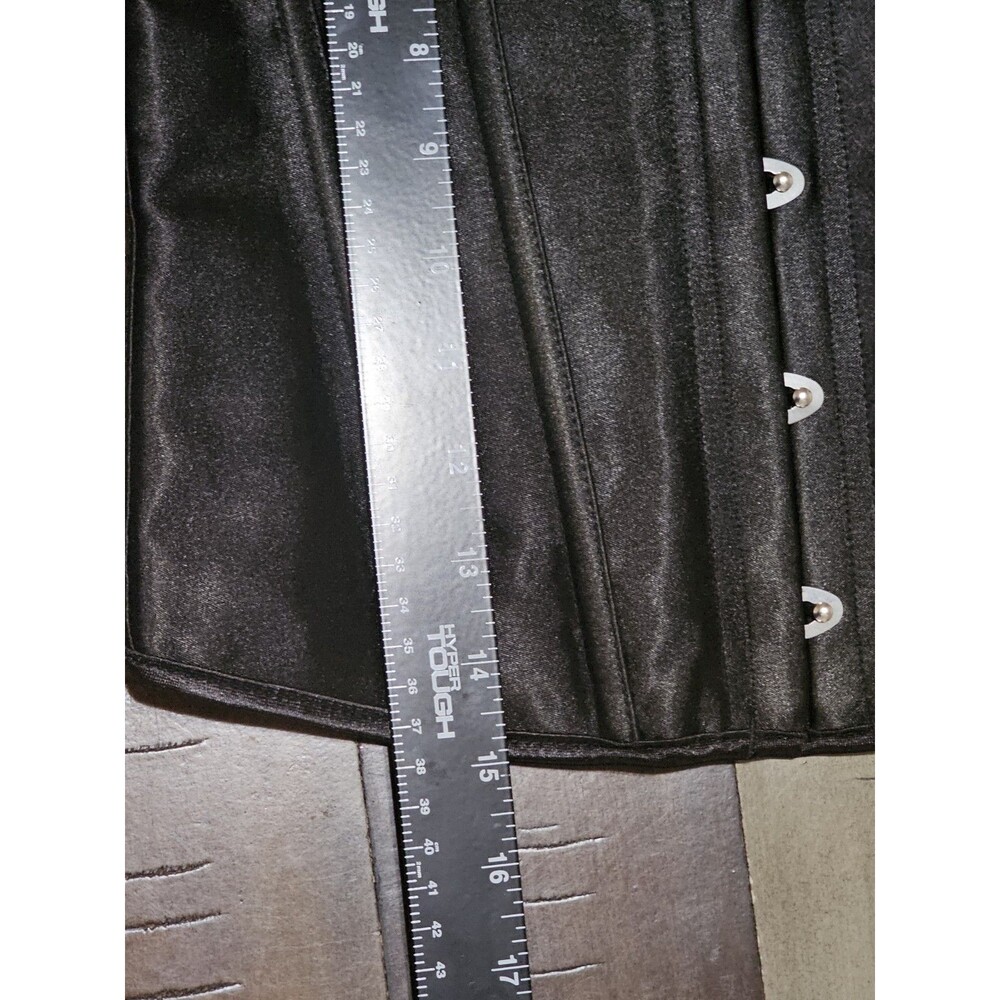 Chicastic Corset Womens  Black  XL With Hook Front Closure - Picture 6 of 8